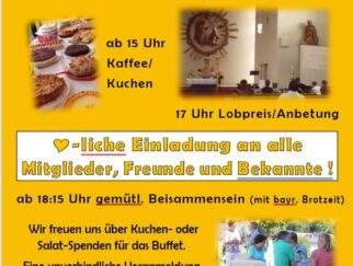 Sommerfest in Schmidgaden – jede/r ist willkommen! 28. Juli