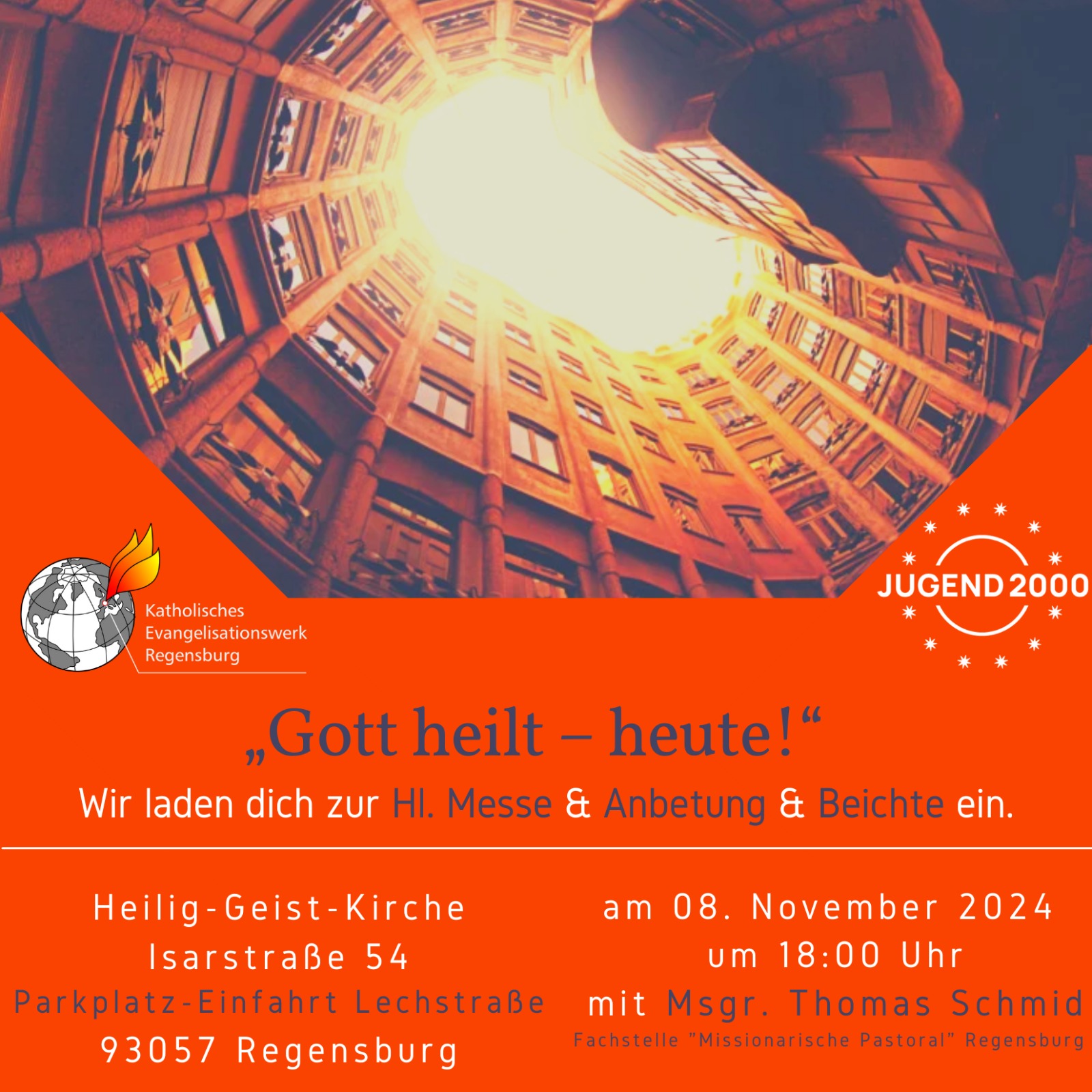 Heilungsabend mit Msgr. Thomas Schmid und der J2000-Band / 8. Nov.