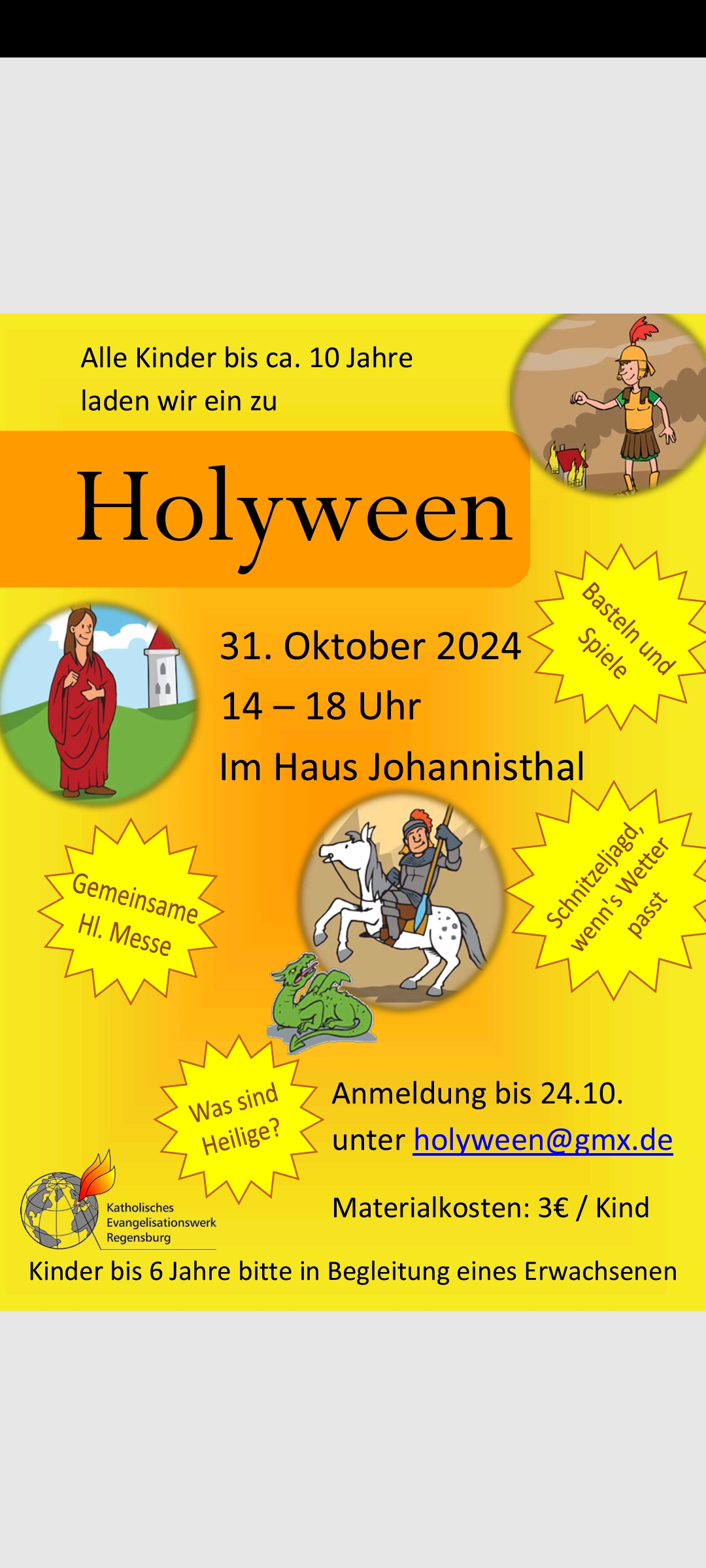 Holyween statt Halloween / 31. Okt.